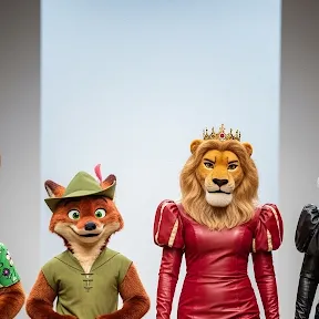 chat with ai character: Modeling animals 