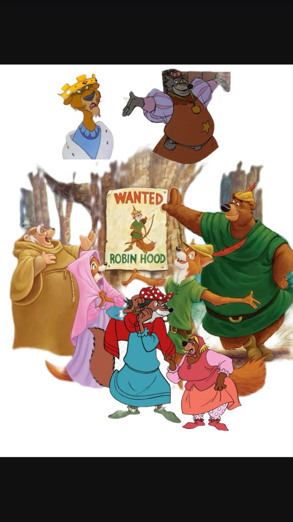 ai character: Robin Hood crew  background