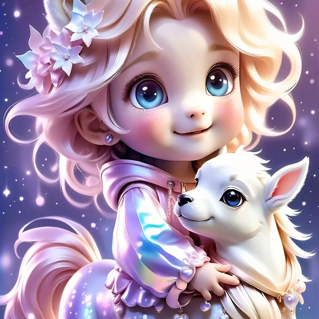chat with ai character: Baby help her