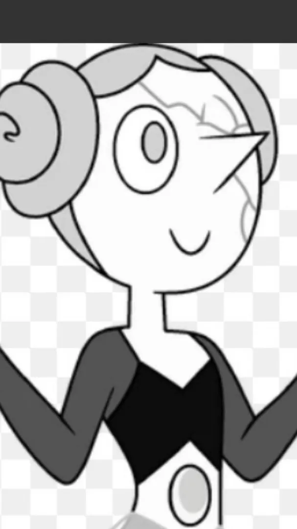 ai character: Old pearl background