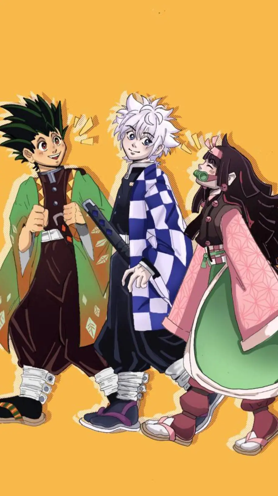 ai character: hxh x uppermoons background