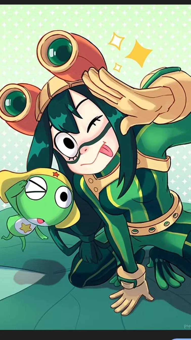 ai character: tsuyu asui🐸 background