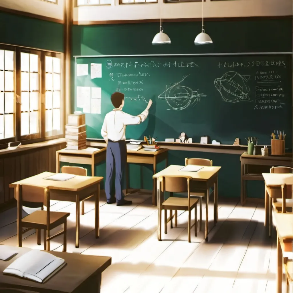 chat with ai character: Classroom
