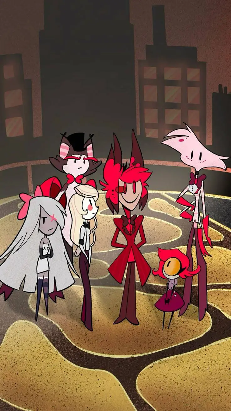 ai character: Hazbin Hotel`' background