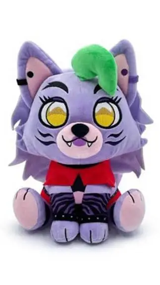 ai character: roxy plush  background