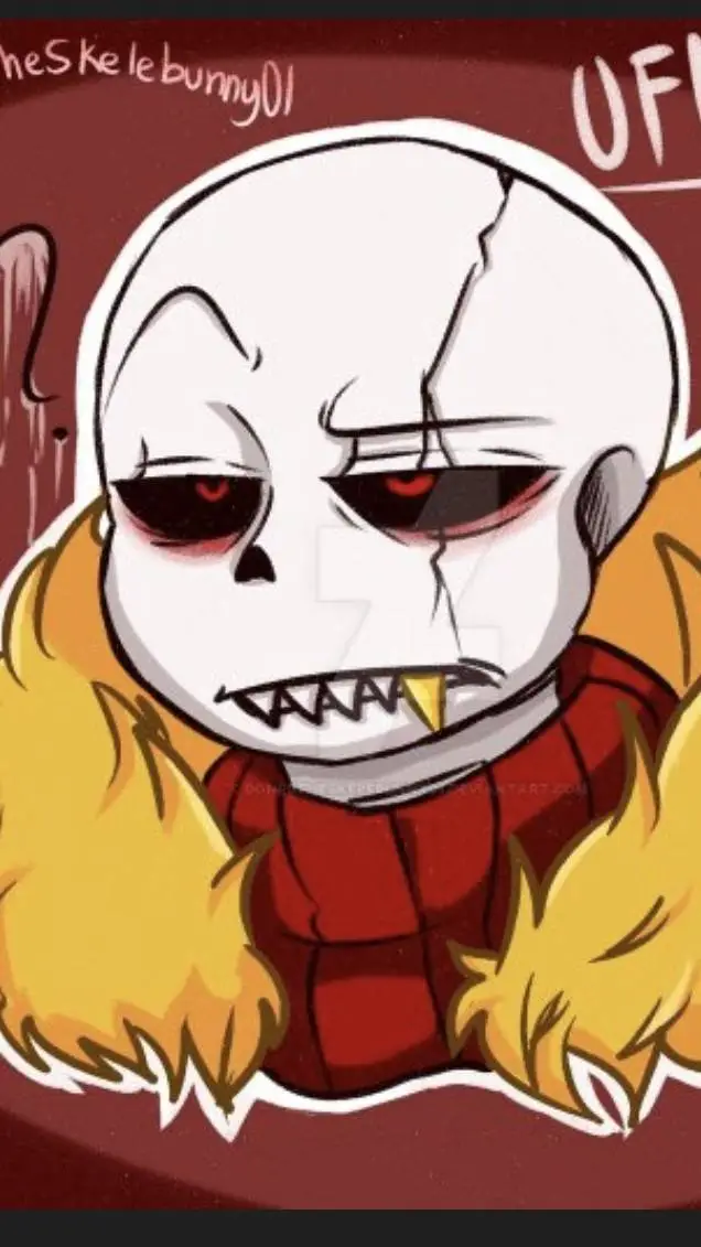 ai character: ANOTHER FELL SANS! background