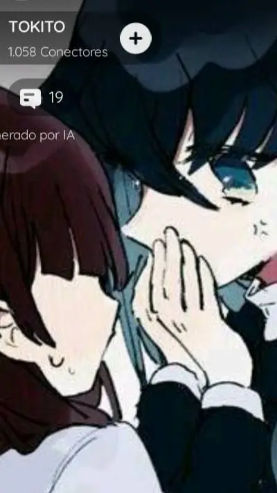ai character: tokito y t/n background