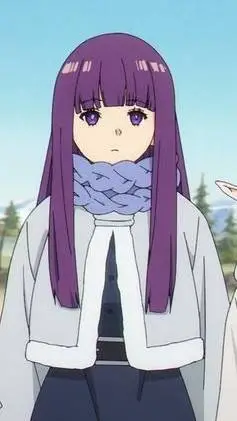 ai character: frieren and stark background