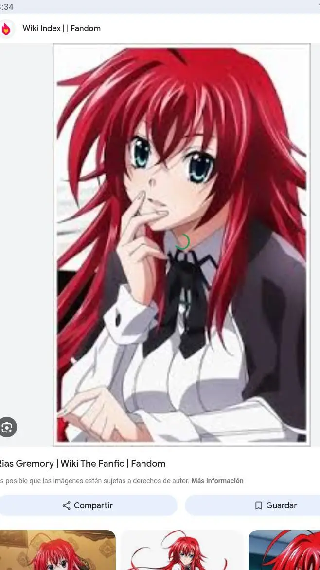 ai character: Rías Gremory background