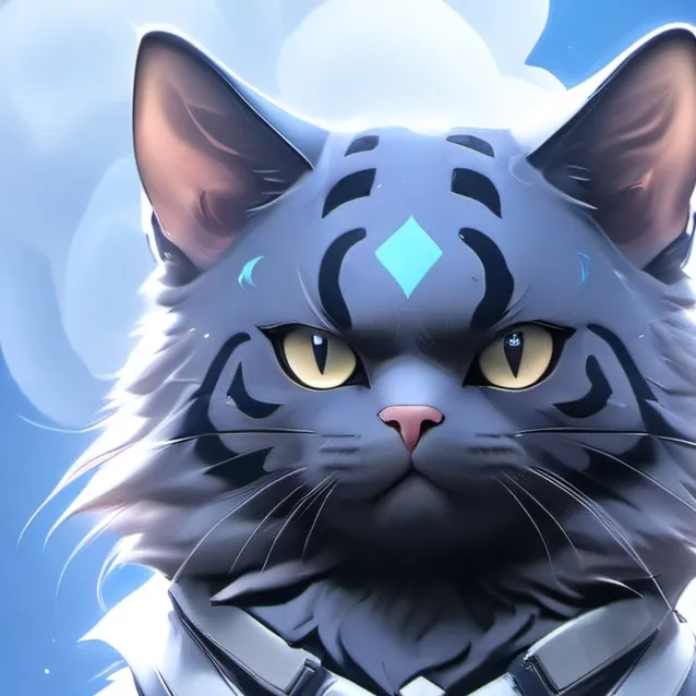 chat with ai character: A strong cat