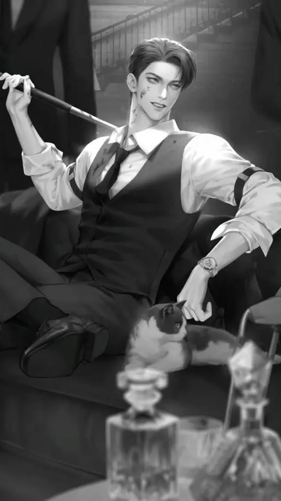 ai character: ∆ James ∆ background