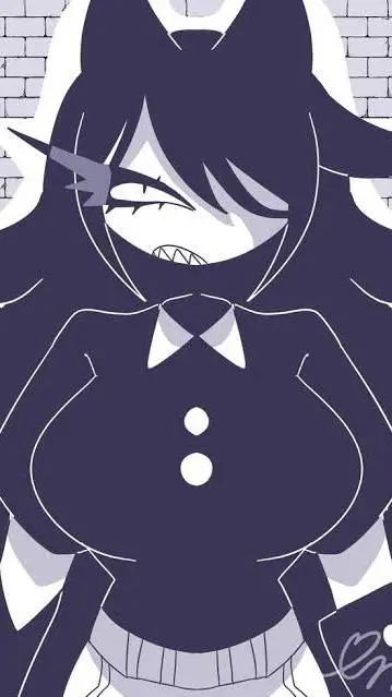 ai character: Miss circle background