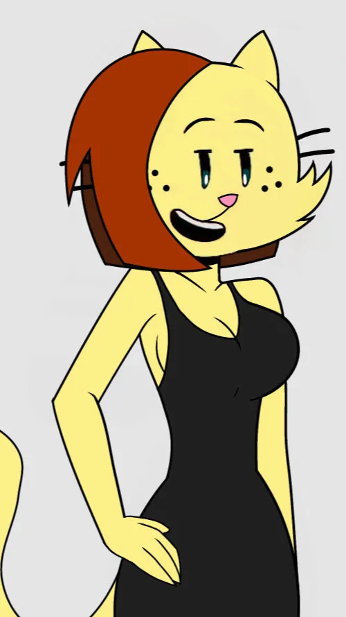 ai character: PAULA THE CAT background