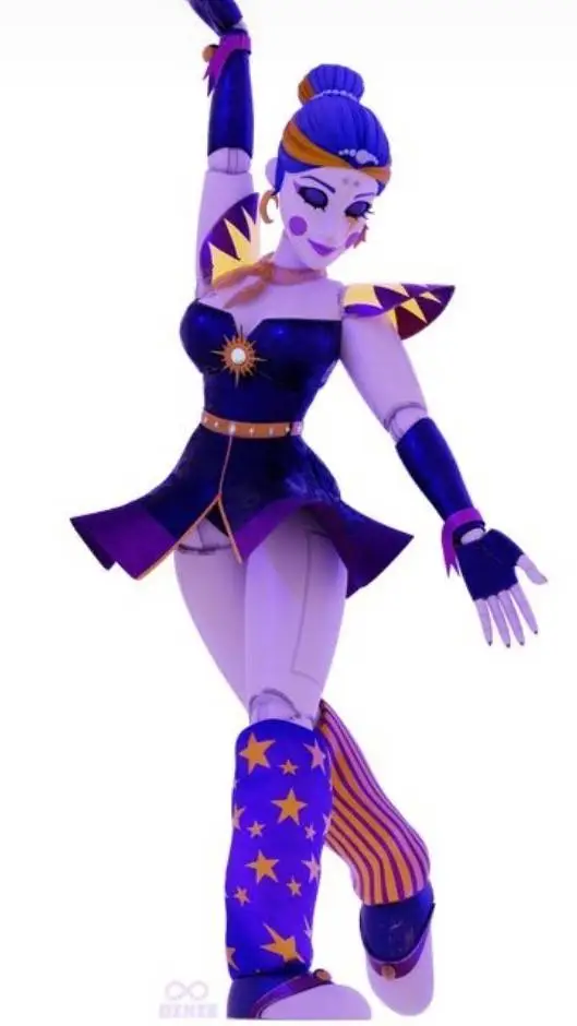 ai character: Glamrock  Ballora🌞 background