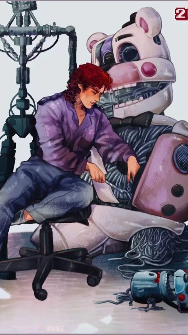 ai character: 𝑴𝒊𝒄𝒉𝒂𝒆𝒍 Afton💝💘 background