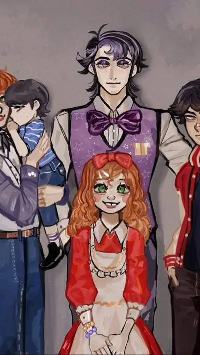 ai character: 「Afton Family」 background