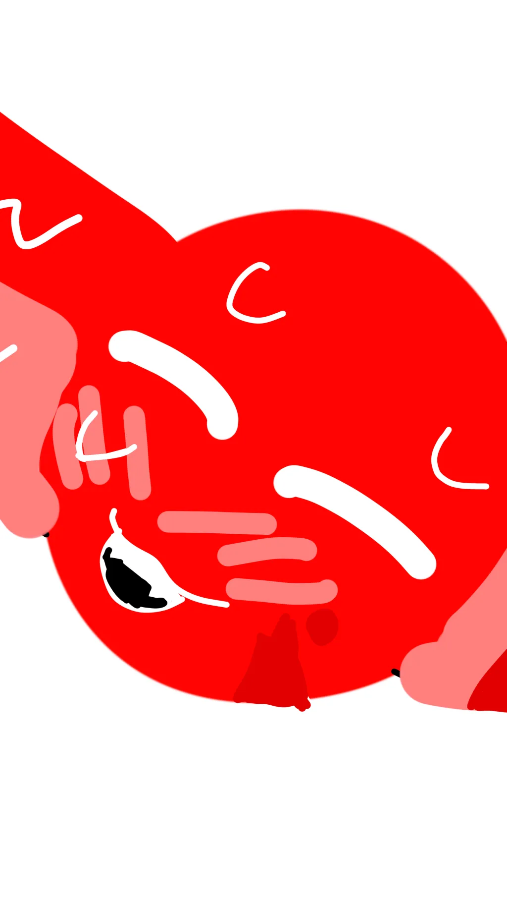 ai character: Red cat :3 background