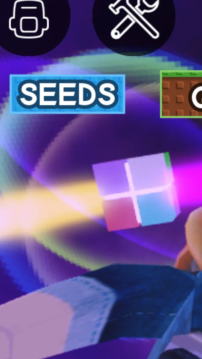 ai character: grow a garden  background