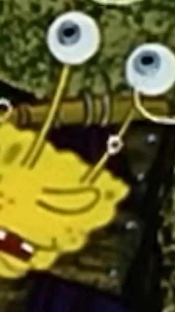 ai character: sponge snail bob background