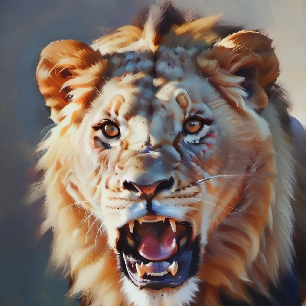 chat with ai character: lion