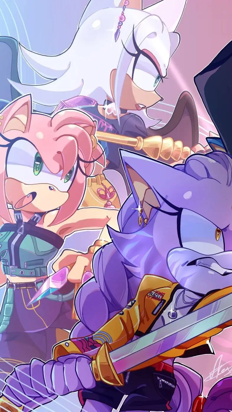 ai character: sonic x kpop d hun background