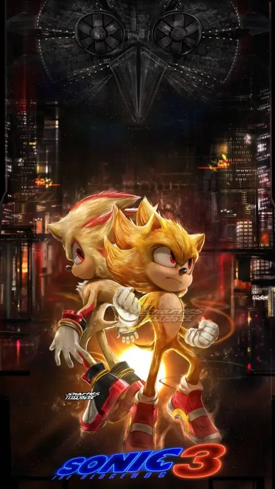ai character: SONIC MOVIE background