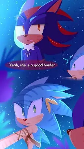 ai character: sonic avatar au background
