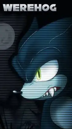 ai character: fantasy sonic background