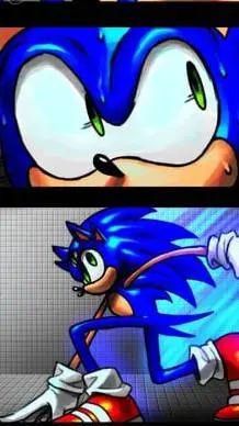ai character: backrooms sonic background