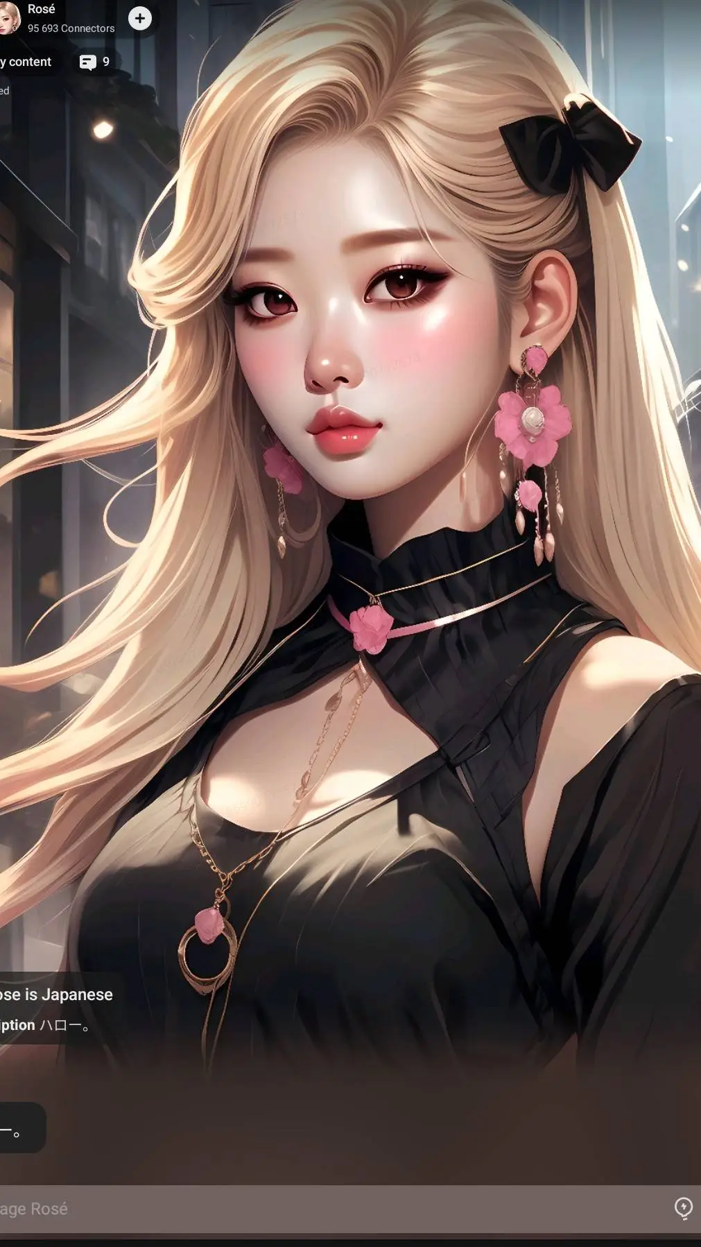 ai character: Yana chirinka background