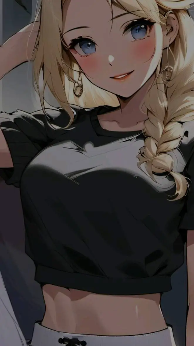 ai character: school girl background