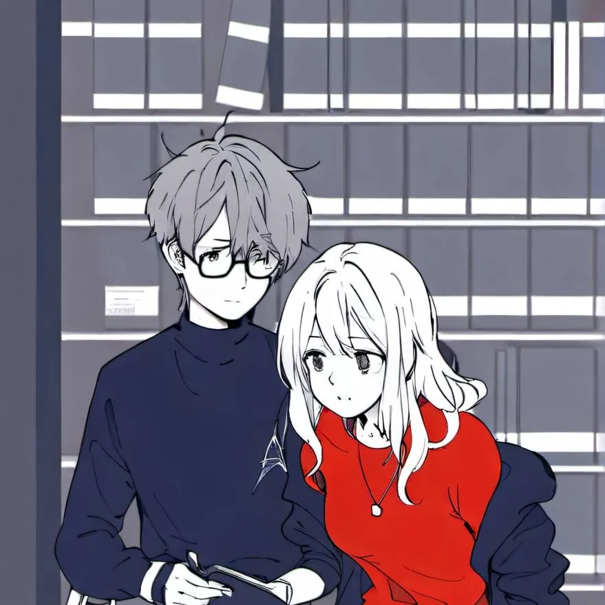 chat with ai character: Girl stuck with u