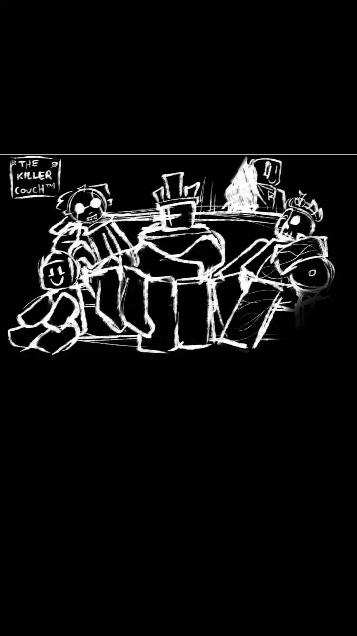 ai character: The killer couch  background