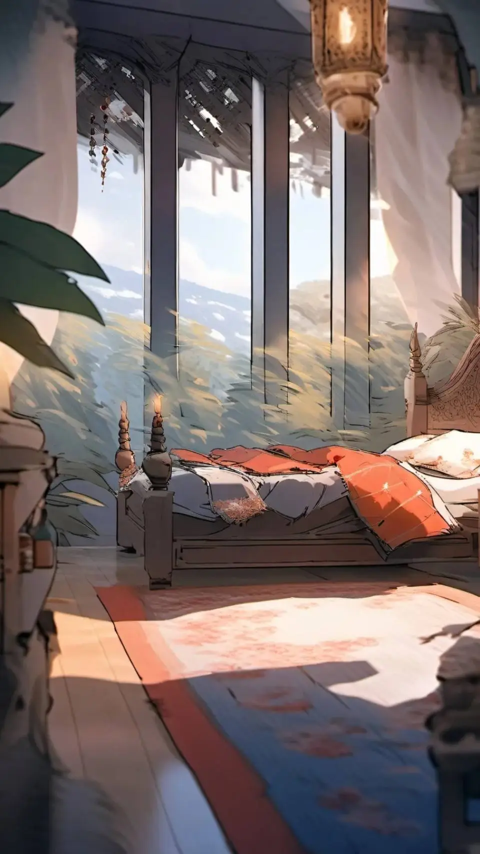 ai character: MHA sleepover background