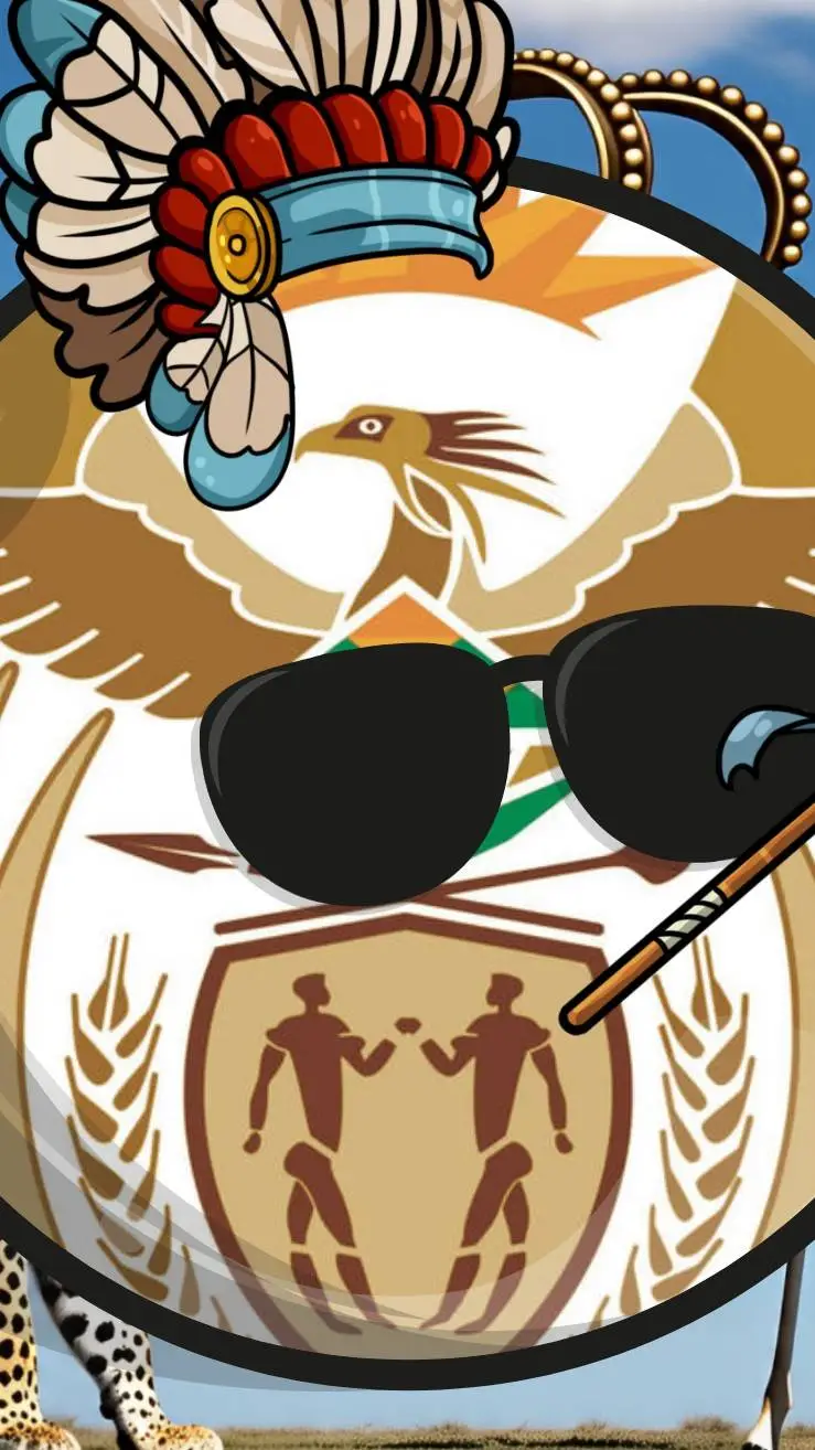 ai character: Countryballs background