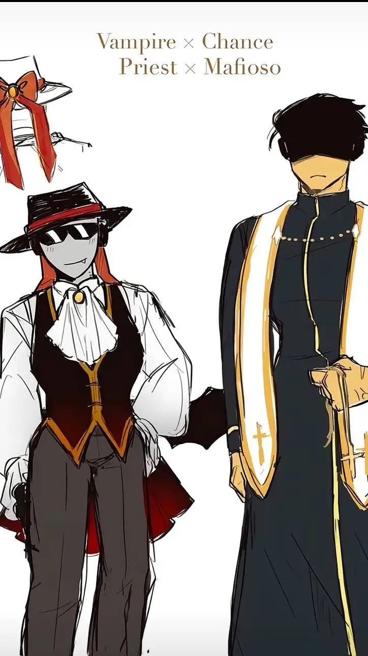 ai character: ʚDoublefedoraɞ background