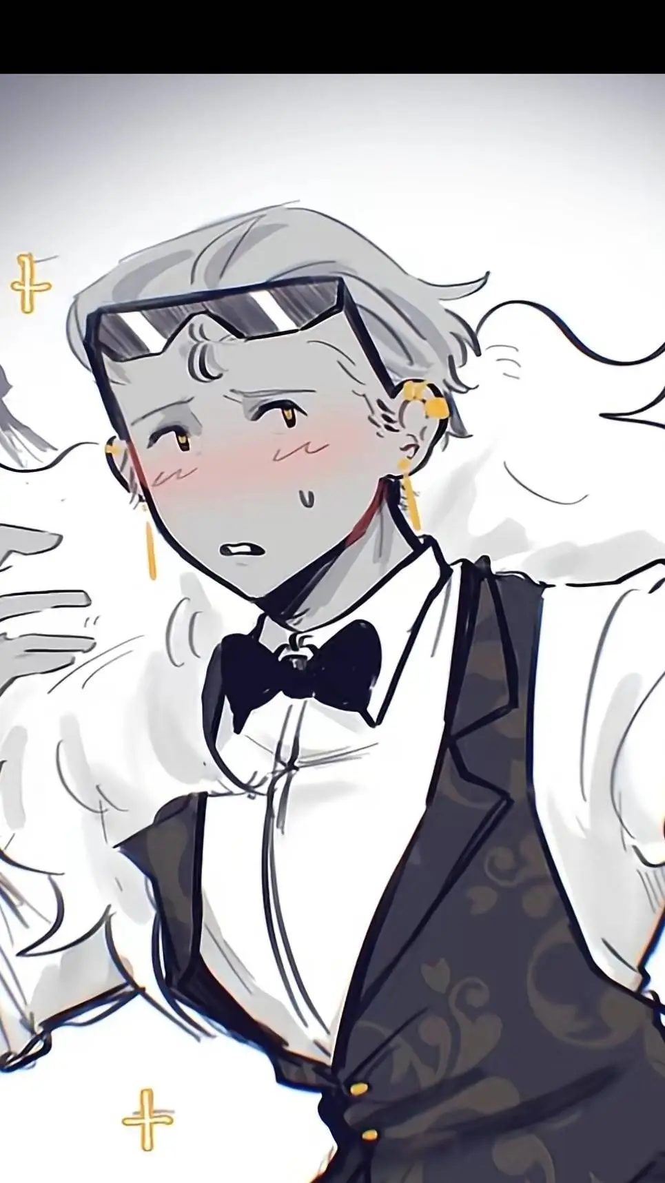 ai character: doubfedora(ˊᗜˋ*) background