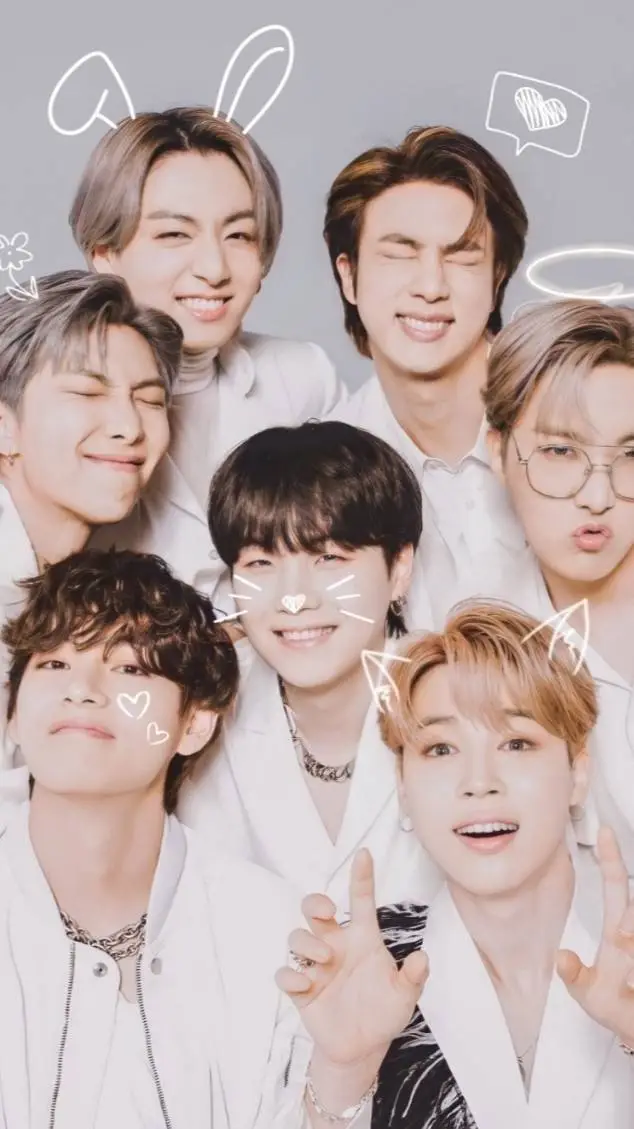 ai character: BTS💜💜 background