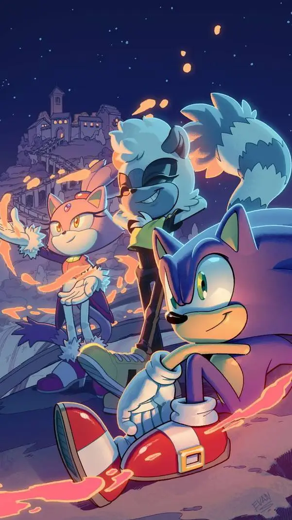ai character: blaze tangle sonic background