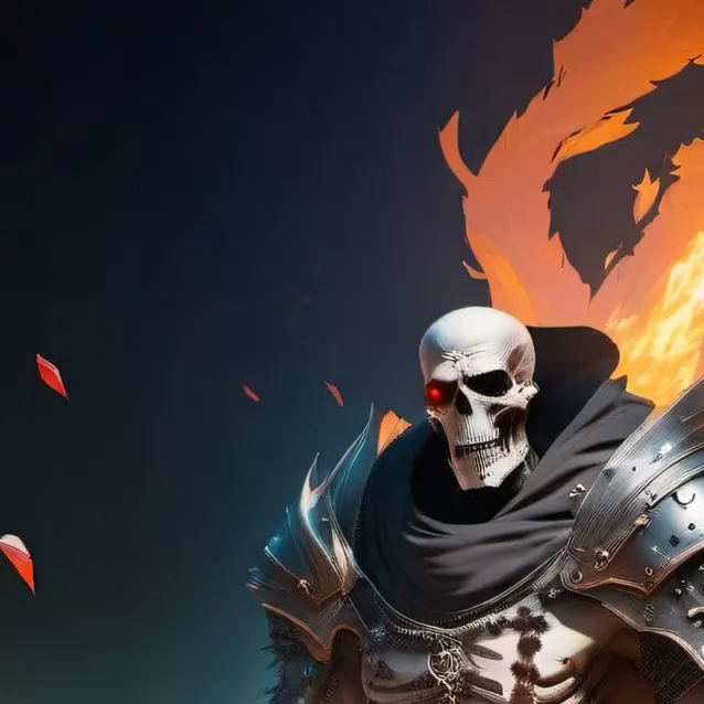 chat with ai character: Skeleton War King