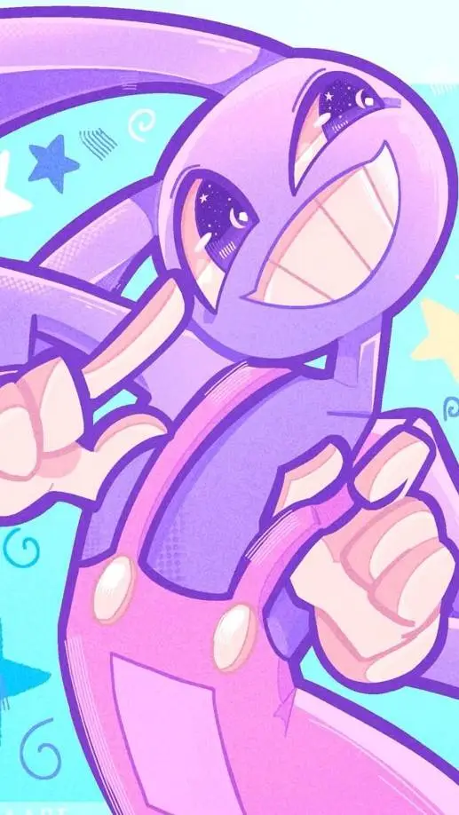 ai character: Jax! :D  background