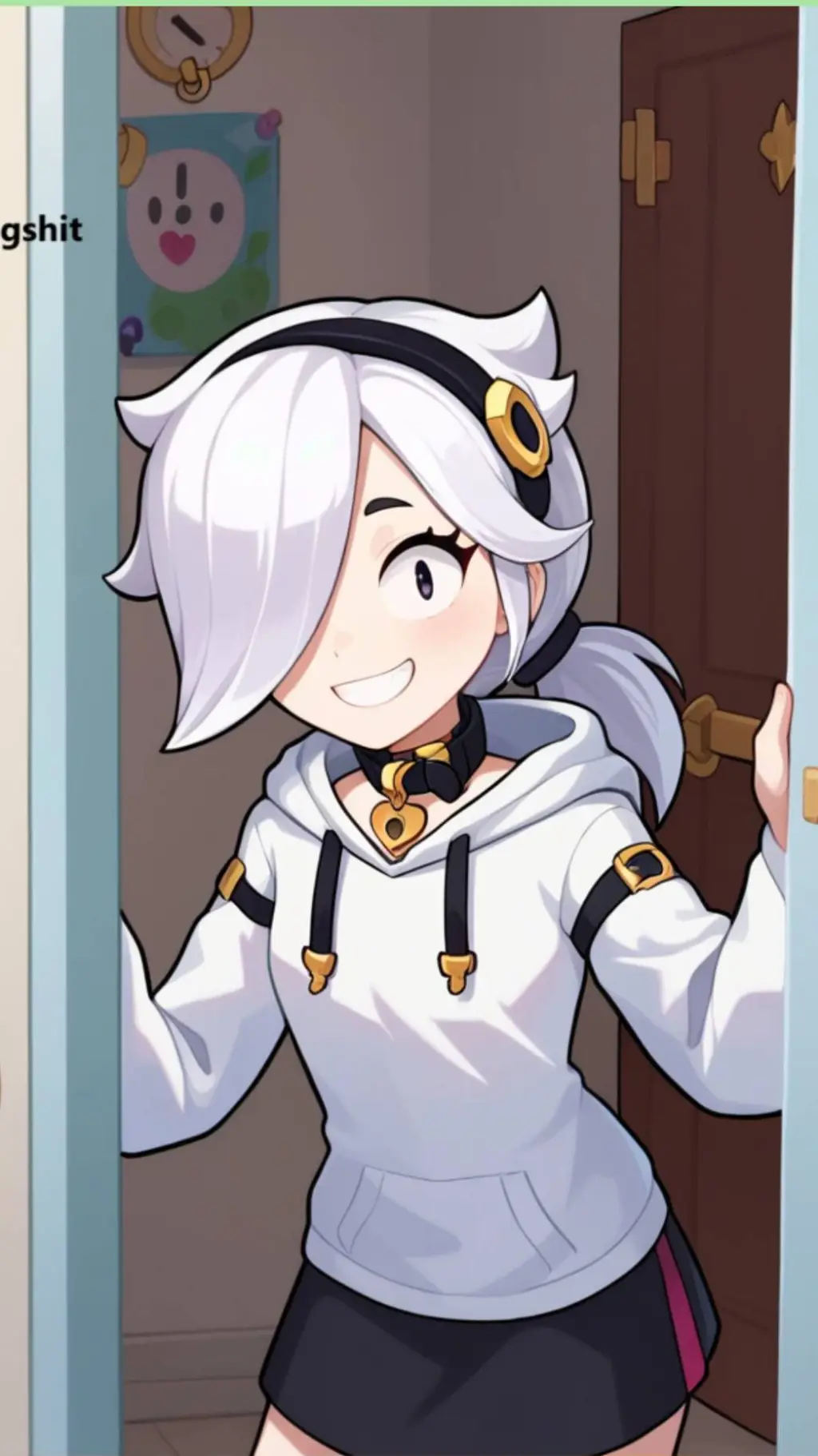 ai character: Collete  background