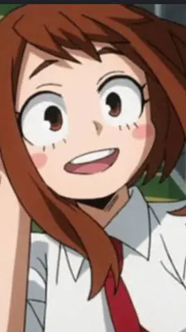 ai character: ochako uraraka background