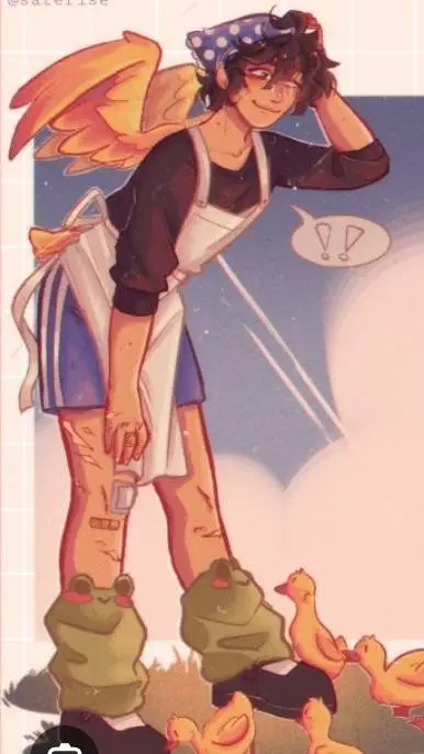 ai character: Quackity background