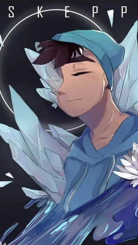 ai character: Skeppy background