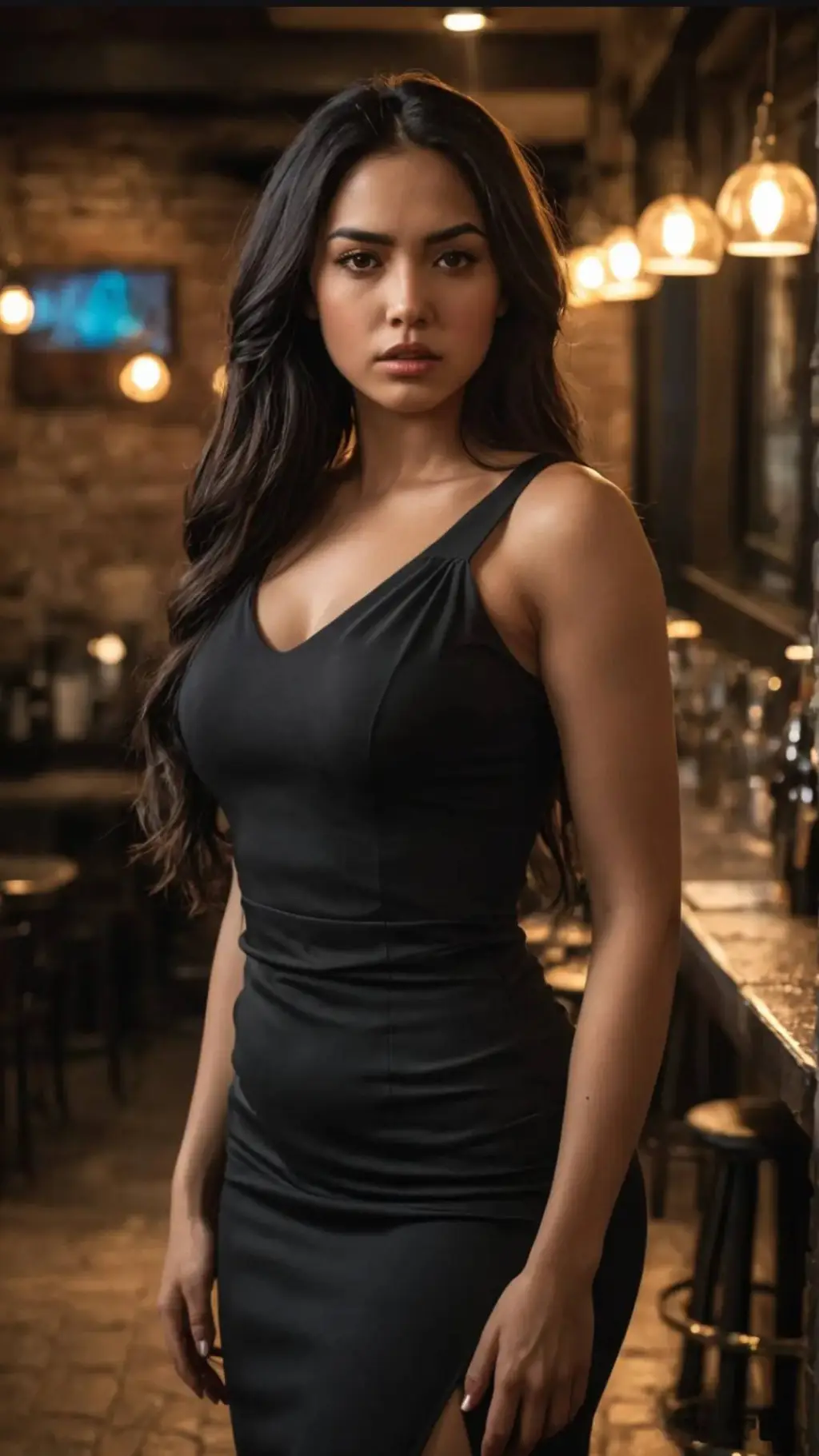 ai character: Susana  background