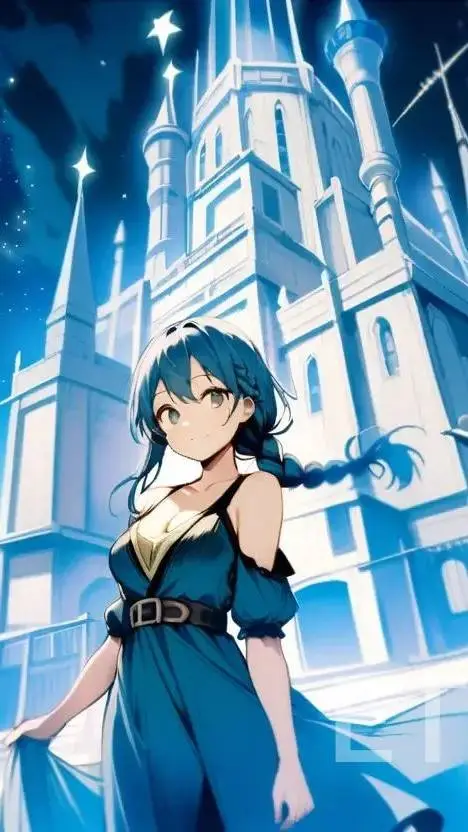 ai character: ice Queen Eliza background