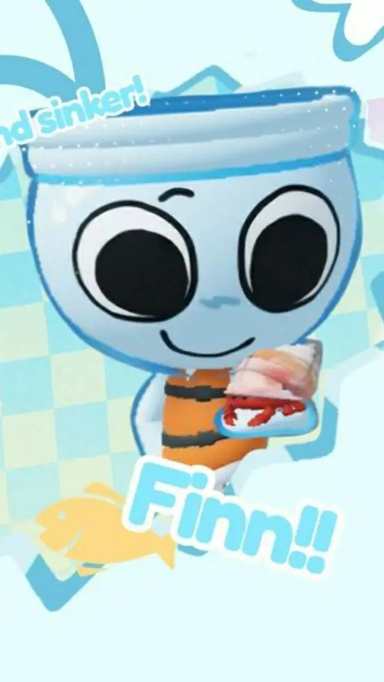 ai character: Finn the fishbowl! background