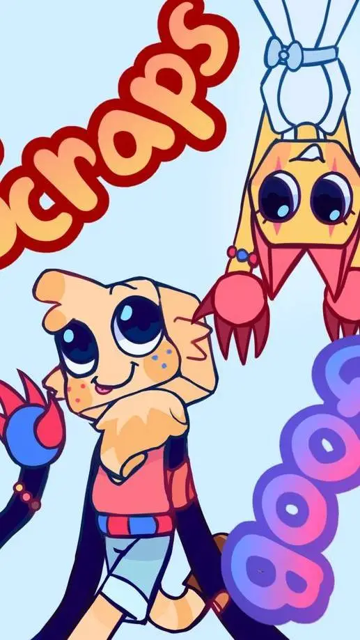 ai character: Scraps's sick day  background