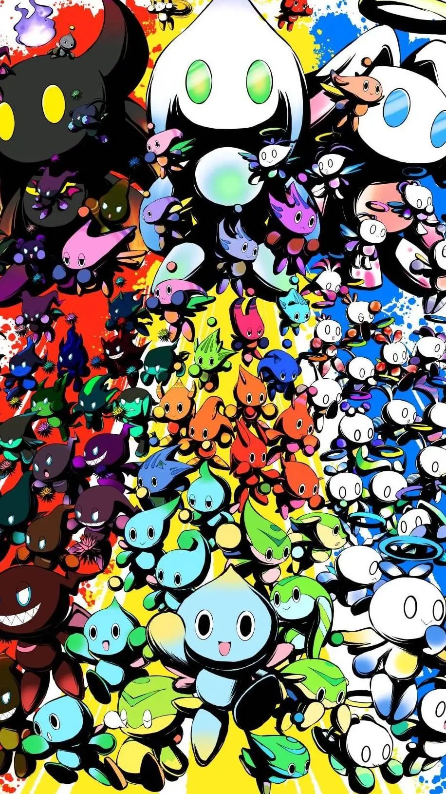 ai character: Chao Garden  background